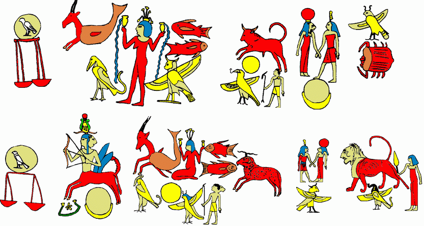 Символика атрибских гороскопов
